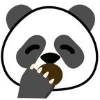 faccina che sbadiglia + panda