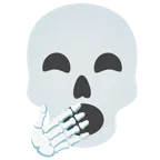 faccina che sbadiglia + teschio