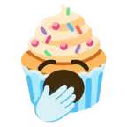 faccina che sbadiglia + cupcake