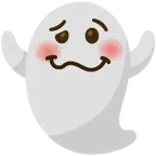 faccina stordita + fantasma