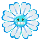 faccina congelata + fiore