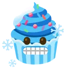faccina congelata + cupcake
