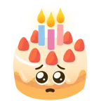 faccina supplichevole + torta di compleanno