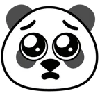 faccina supplichevole + panda