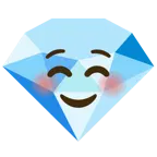 smiling face + gem stone