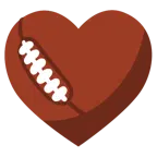 cuori + football americano
