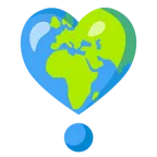 punto esclamativo a cuore + Europa e Africa