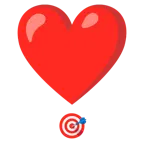punto esclamativo a cuore + bersaglio