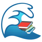 คลื่น + หนังสือ