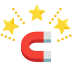 stella che brilla + calamita