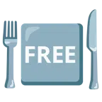 tabakla birlikte çatal ve bıçak + FREE düğmesi