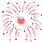 Feuerwerk + Bonbon