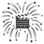 Feuerwerk + Filmklappe