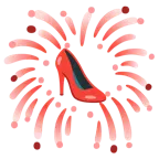Feuerwerk + Stöckelschuh