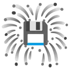 Feuerwerk + Diskette