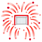 Feuerwerk + Tor