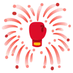 Feuerwerk + Boxhandschuh