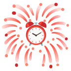 Feuerwerk + Wecker