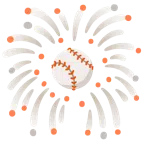 Feuerwerk + Baseball