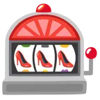 Spielautomat + Stöckelschuh