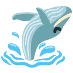 spouting whale + spouting whale