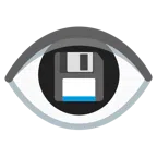 occhio + floppy disc