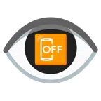 occhio + cellulare spento