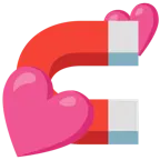 due cuori + calamita