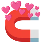 cuore con freccia + calamita