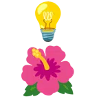 Glühbirne + Hibiskus