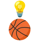Glühbirne + Basketball