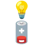 Glühbirne + schwache Batterie