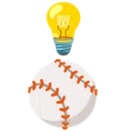 Glühbirne + Baseball