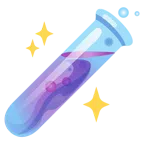 crystal ball + test tube