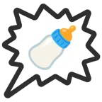 right anger bubble + baby bottle