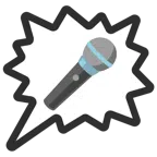 right anger bubble + microphone