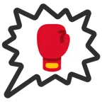right anger bubble + boxing glove