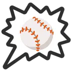 right anger bubble + baseball