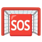 Tor + SOS-Zeichen