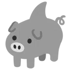 ฉลาม + หน้าหมู
