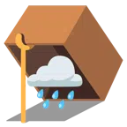 mouse trap + cloud with rain
