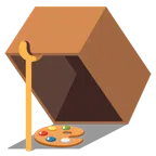 mouse trap + artist palette