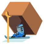 mouse trap + skis
