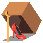 mouse trap + high-heeled shoe