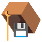mouse trap + floppy disk