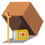 mouse trap + canned food