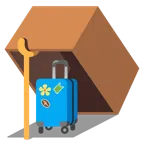 mouse trap + luggage