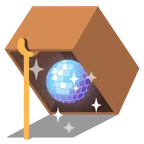 mouse trap + mirror ball