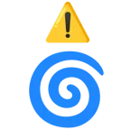 warning + cyclone
