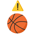 warning + basketball